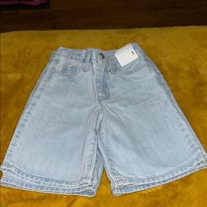 The Children's Place Light Blue Denim jorts